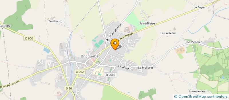 localisation de l'entreprise SCI LADOUEN à BRICQUEBEC-EN-COTENTIN