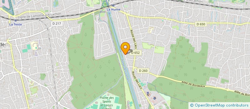 localisation de l'entreprise SCI LADRANSARDE  GUJAN-MESTRAS