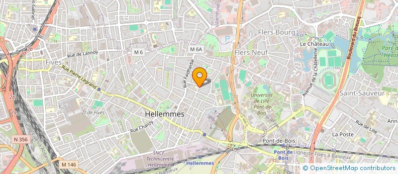 localisation de l'entreprise SCI LADRIERE 59.23 à LILLE