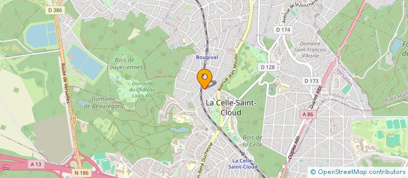 localisation de l'entreprise SCI LADRIERE  LA CELLE-SAINT-CLOUD