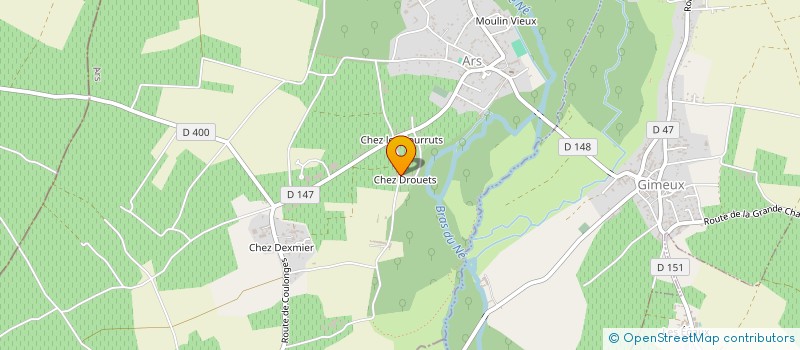 localisation de l'entreprise SCI LADS à ARS