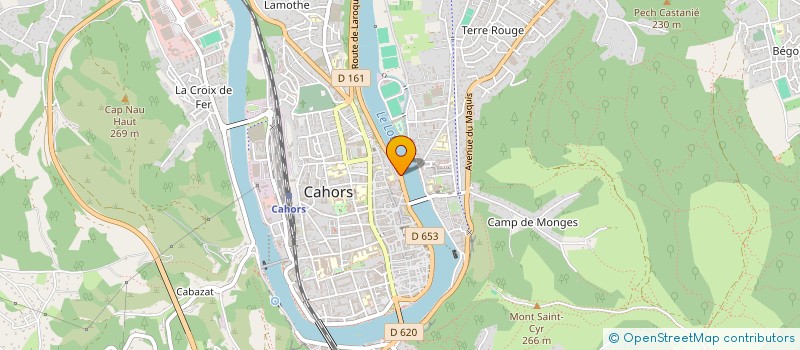 localisation de l'entreprise SCI LADU  CAHORS