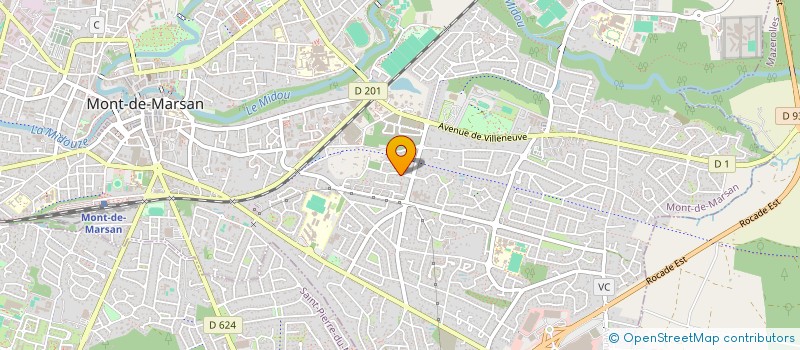 localisation de l'entreprise SCI LADUF à MONT-DE-MARSAN