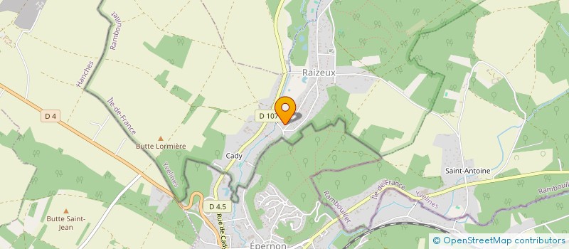 localisation de l'entreprise SCI LADY  RAIZEUX