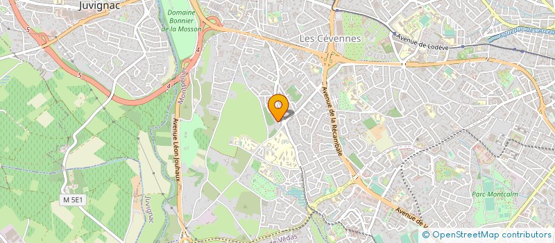 localisation de l'entreprise SCI LADY à MONTPELLIER