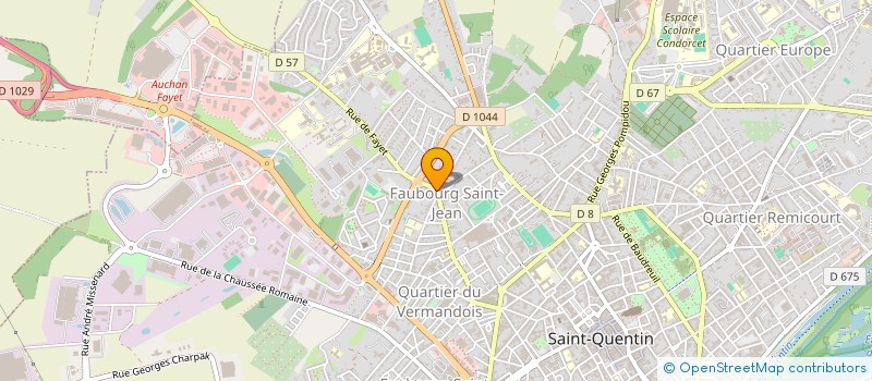 localisation de l'entreprise SCI LADY LYDIE à SAINT-QUENTIN
