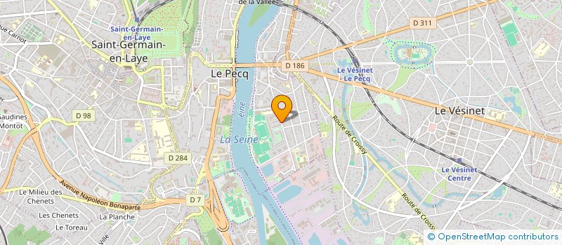 localisation de l'entreprise SCI LADYBLUE  LE PECQ