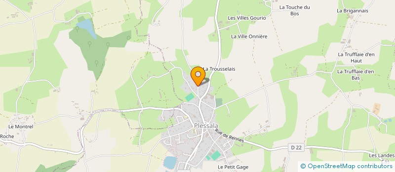 localisation de l'entreprise SCI LAEL à LE MENE