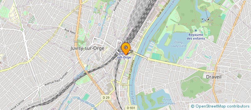 localisation de l'entreprise SCI LAELIENA  JUVISY-SUR-ORGE