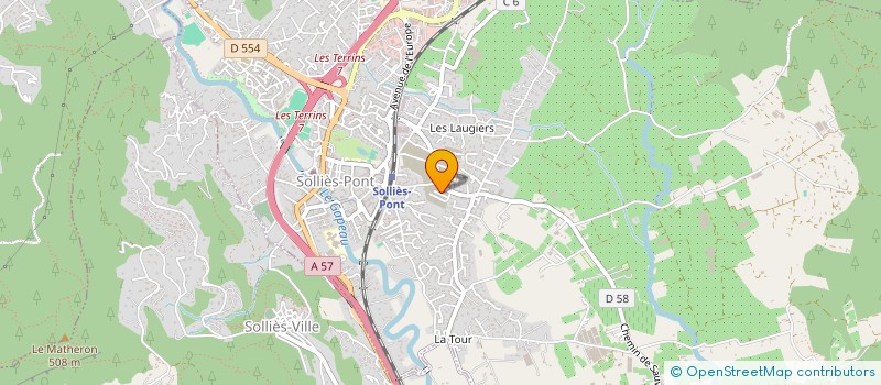 localisation de l'entreprise SCI LAENDRO  SOLLIES-PONT