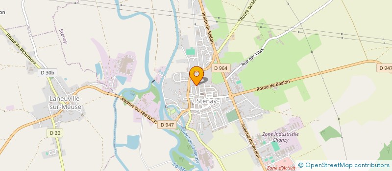 localisation de l'entreprise SCI LAENEC à STENAY