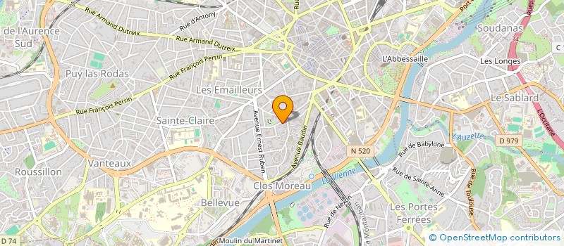 localisation de l'entreprise SCI LAENNEC à LIMOGES