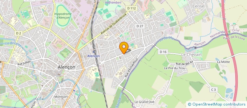 localisation de l'entreprise SCI LAENNEC à ALENCON
