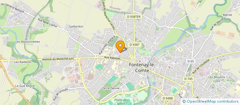 localisation de l'entreprise SCI LAENNEC  FONTENAY-LE-COMTE