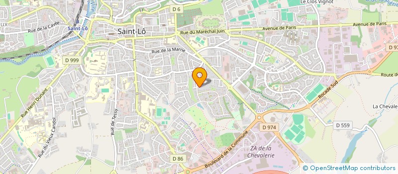 localisation de l'entreprise SCI LAENNEC  SAINT-LO