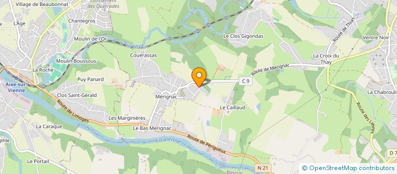 localisation de l'entreprise SCI LAENNEC à ISLE