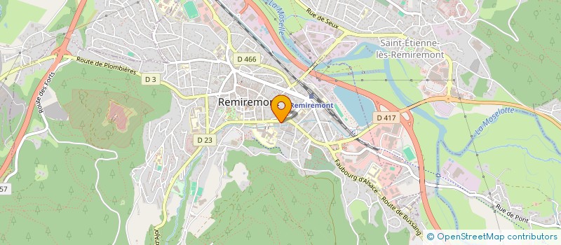 localisation de l'entreprise SCI LAENNEC  REMIREMONT