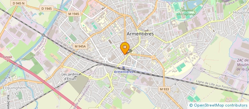 localisation de l'entreprise SCI LAENNEC DE LA LYS  ARMENTIERES