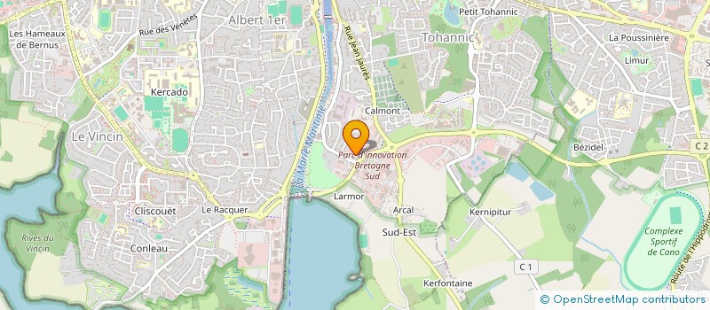 localisation de l'entreprise SCI LAENY à VANNES