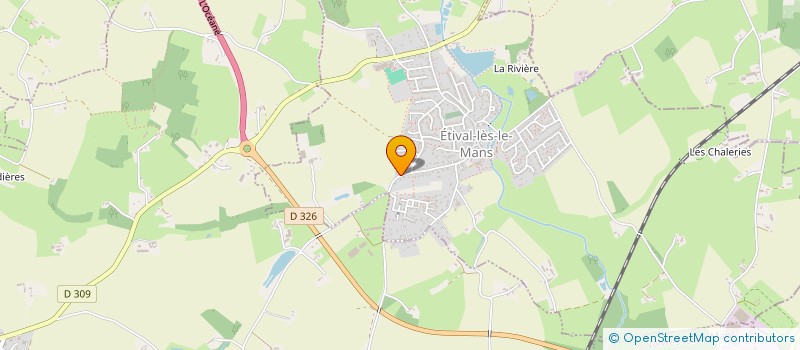 localisation de l'entreprise SCI LAEO  PRUILLE-LE-CHETIF