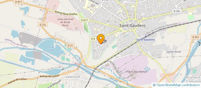 localisation de l'entreprise SCI LAETI  SAINT-GAUDENS