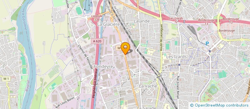 localisation de l'entreprise SCI LAETI  MONTBETON