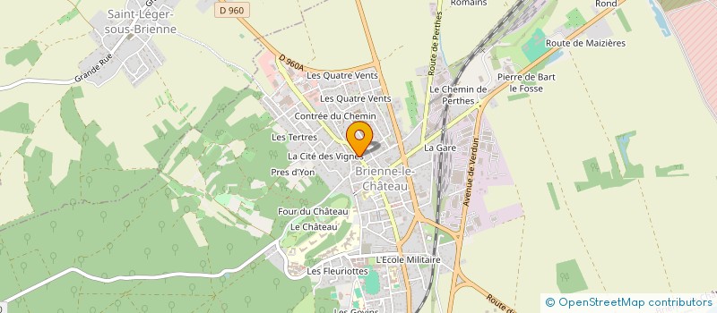 localisation de l'entreprise SCI LAETIAL  BRIENNE-LE-CHATEAU