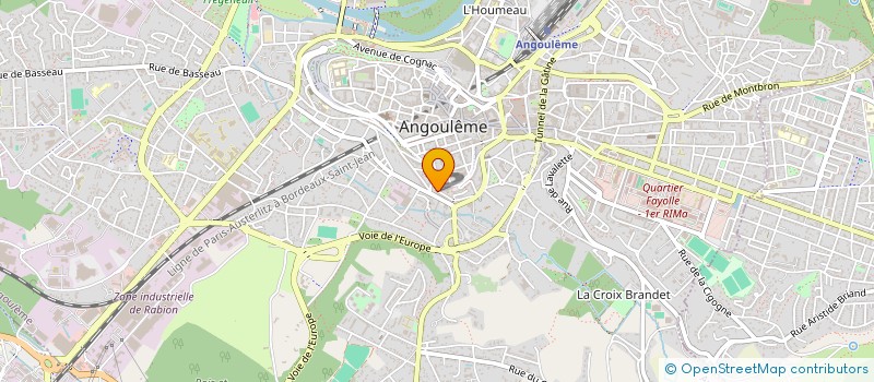 localisation de l'entreprise SCI LAETITIA à ANGOULEME