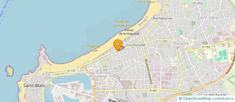 localisation de l'entreprise SCI LAETITIA  SAINT-MALO