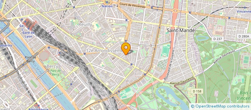 localisation de l'entreprise SCI LAETITIA  PARIS