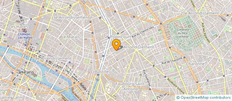 localisation de l'entreprise SCI LAETITIA  PARIS