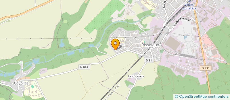 localisation de l'entreprise SCI LAETITIA à VILLERS-COTTERETS