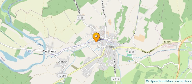 localisation de l'entreprise SCI LAETITIA  ROUGEMONT