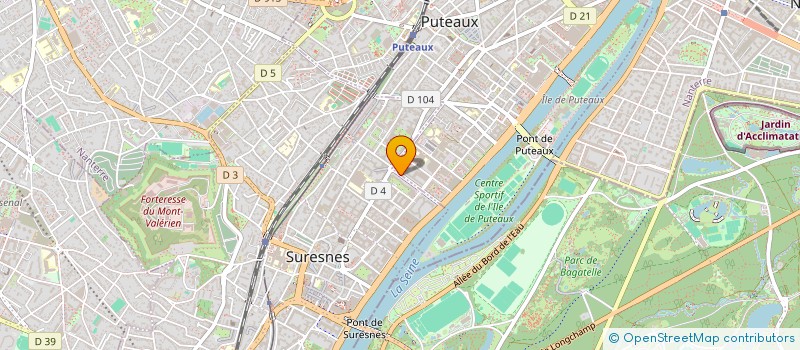 localisation de l'entreprise SCI LAETITIA TOCQUEVILLE  PUTEAUX