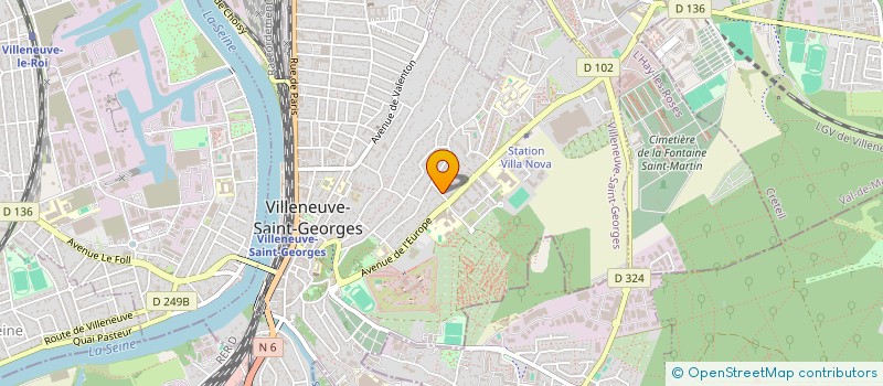 localisation de l'entreprise SCI LAETLU à VILLENEUVE-SAINT-GEORGES