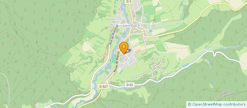 localisation de l'entreprise SCI LAEUFFER  LEMBACH