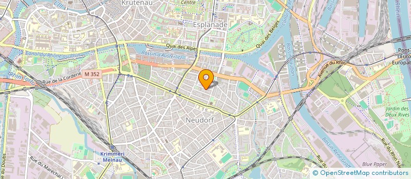 localisation de l'entreprise SCI LAF 2  STRASBOURG