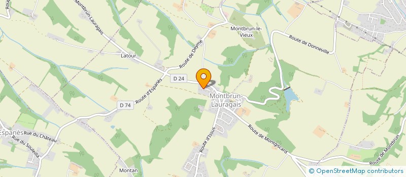 localisation de l'entreprise SCI LAF  MONTBRUN-LAURAGAIS