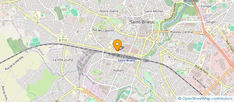 localisation de l'entreprise SCI LAFABRIE à SAINT-BRIEUC