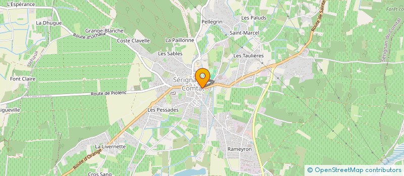 localisation de l'entreprise SCI LAFAENA  SERIGNAN-DU-COMTAT