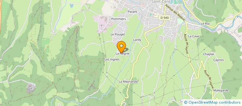 localisation de l'entreprise SCI LAFAGE FRERES  SAINT-LAURENT-LES-TOURS