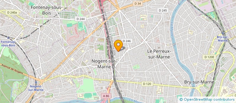 localisation de l'entreprise SCI LAFAISSA II 29 R METZ PERR à LE PERREUX-SUR-MARNE