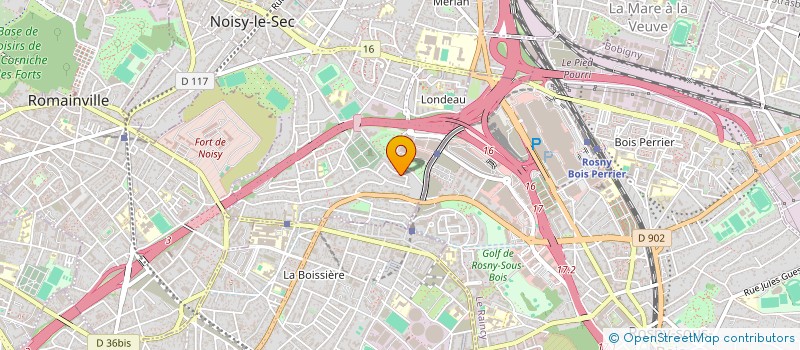 localisation de l'entreprise SCI LAFAM à NOISY-LE-SEC