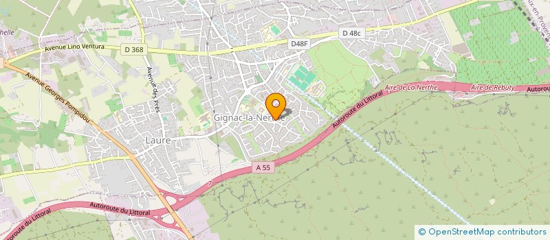 localisation de l'entreprise SCI LAFANA à GIGNAC-LA-NERTHE