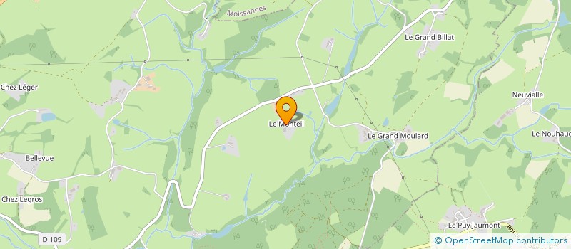 localisation de l'entreprise SCI LAFARGE LOCATION  SAUVIAT-SUR-VIGE