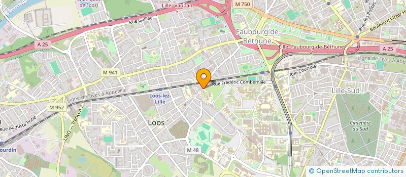 localisation de l'entreprise SCI LAFARGUE 124 à LILLE