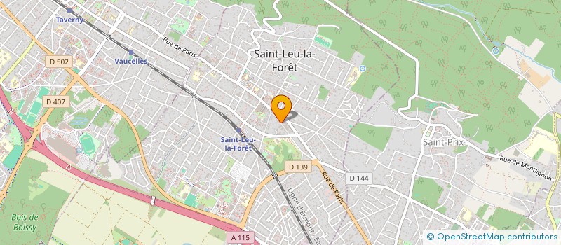 localisation de l'entreprise SCI LAFARGUE  SAINT-LEU-LA-FORET