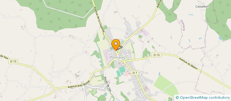 localisation de l'entreprise SCI LAFARGUE BILLIERES  POMAREZ