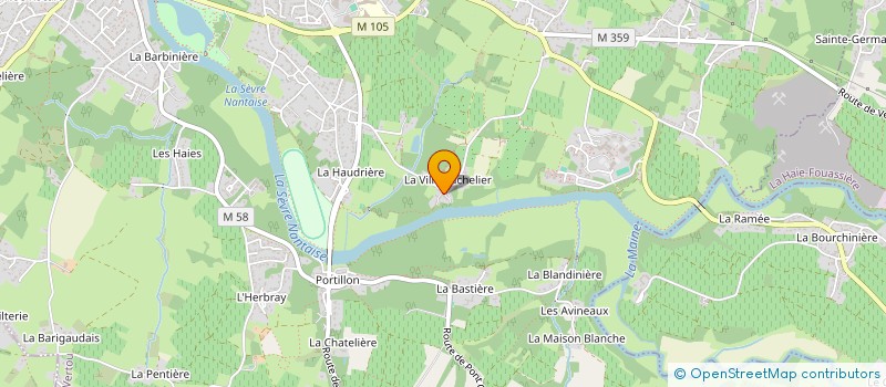 localisation de l'entreprise SCI LAFAY  VERTOU