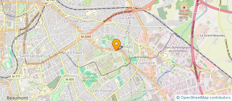 localisation de l'entreprise SCI LAFAYETTE 156  AUBIERE